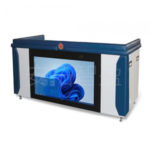 ATZY-ZNZ-53型软包钢制审讯桌