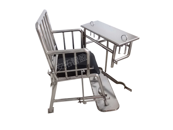 ATZY-B-10型不锈钢标准型审讯椅(图1)