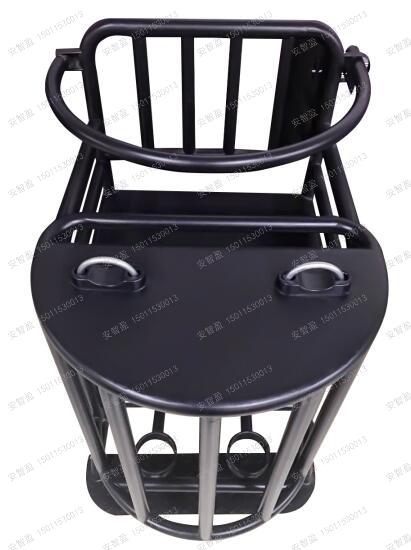 ATZY-T-06型加固型铁制审讯椅(图2)