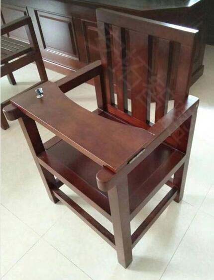 ATZY-M-06型木质审讯椅(图3)