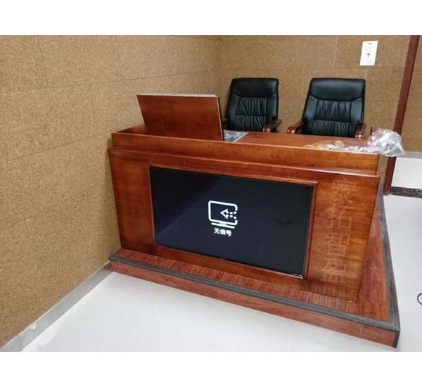 ATZY-SXZ-13型木质审讯桌(图1)