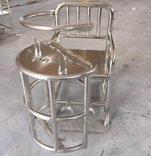 ATZY-B-16型不锈钢审讯椅(图1)