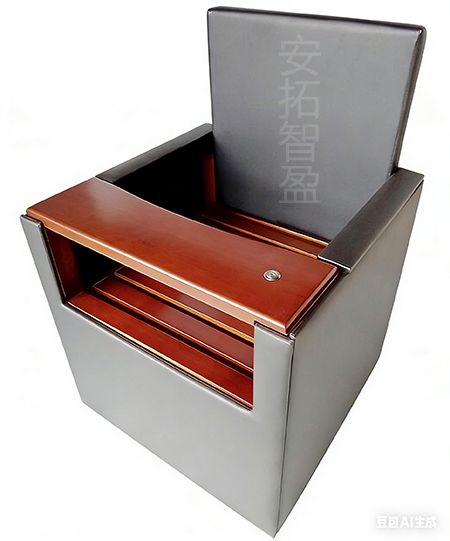 ATZY-M-R7型软包木质审讯椅(图1)