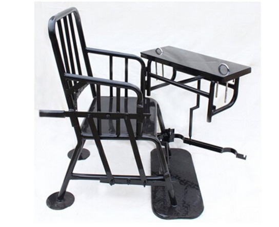 ATZY-T-07型铁质审讯椅(图1)